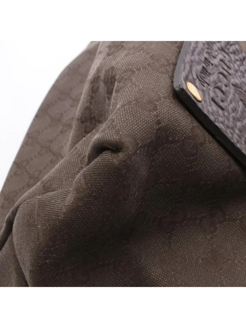 Gucci Tote Large GG Canvas Dark Brown